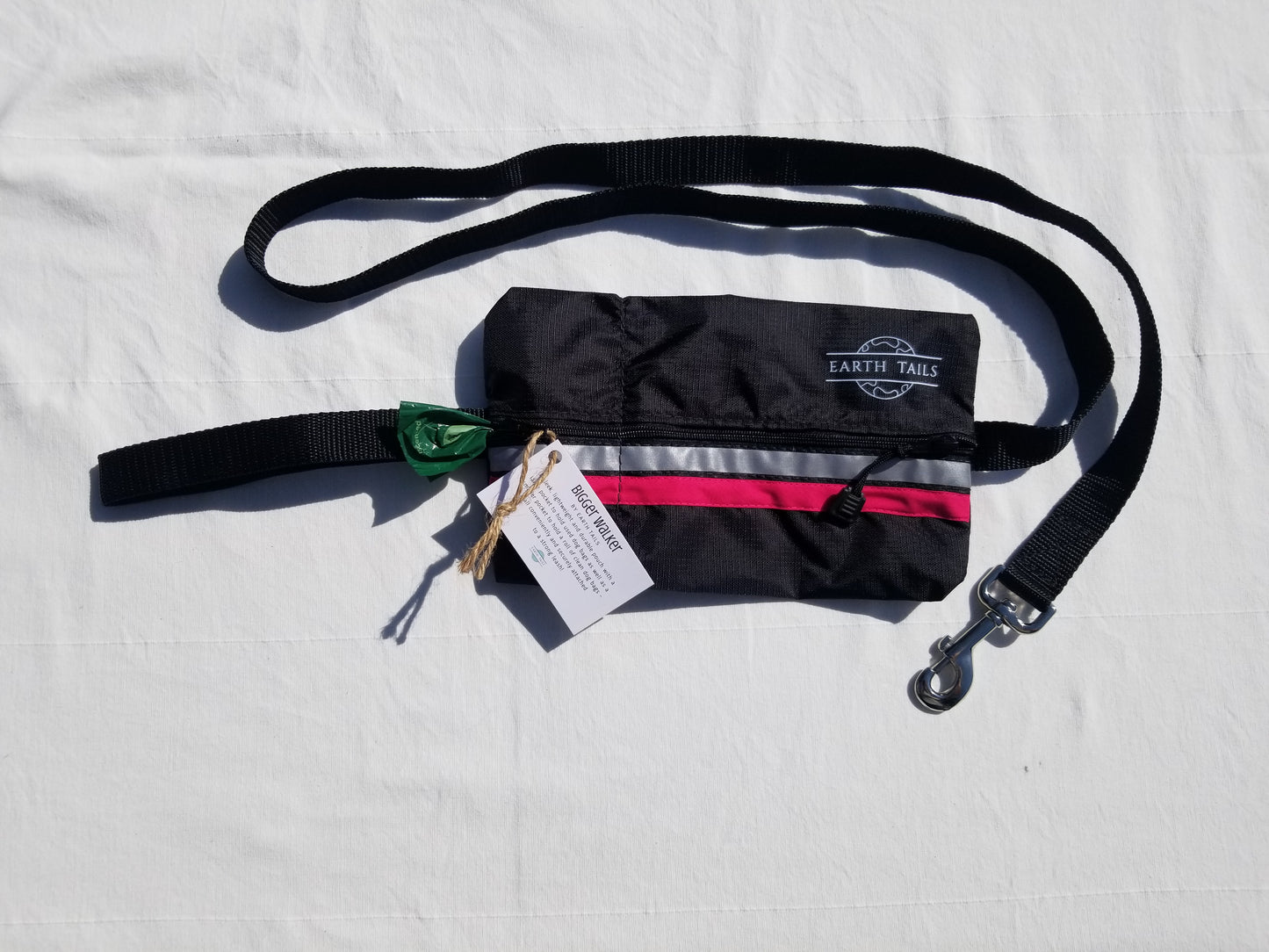 Bigger Walker with Classic Black Leash